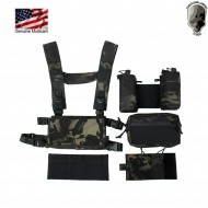 Modular chest ss style set type a multicam® black genuine usa tmc (tmc-3115-mcbk)