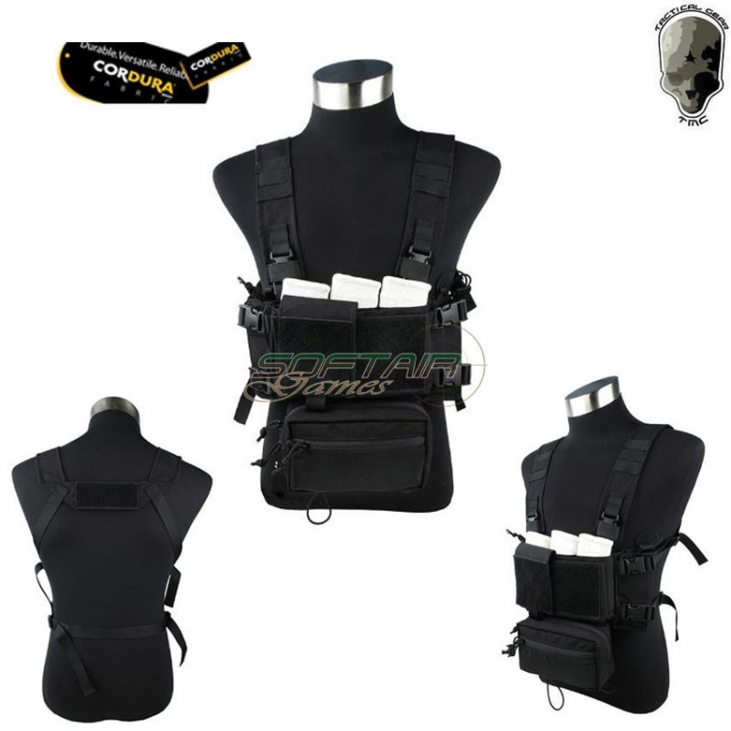 Modular chest ss style set type a black tmc (tmc-3115-bk)