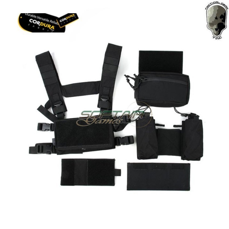 Modular chest ss style set type a black tmc (tmc-3115-bk)