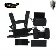 Modular chest ss style set type a black tmc (tmc-3115-bk)
