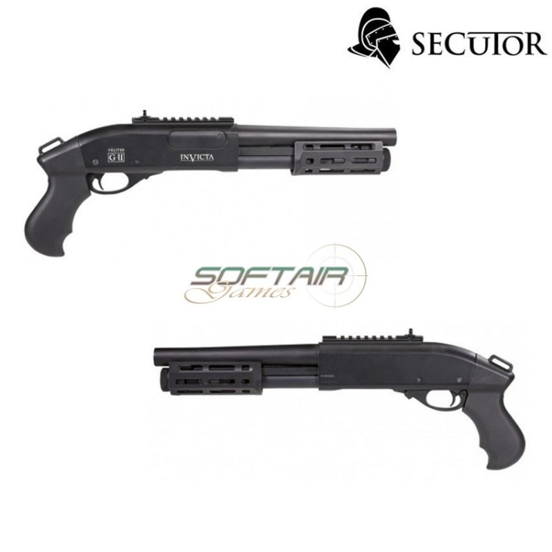 Gas shotgun g-ii invicta black secutor (sr-sav0020)