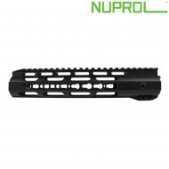 Bocca keymod 10" rail aeg black series ii nuprol (nu-nrs-06-10-blk)