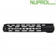 Bocca keymod 12" rail aeg black series ii nuprol (nu-nrs-06-12-blk)