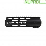 Bocca keymod 7" rail aeg black series ii nuprol (nu-nrs-06-07-blk)