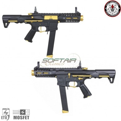 Limited edition fucile elettrico aeg cm16 arp9 cqb carbine gold version g&g (gg-egc-arp-gld-ynb-ncm)