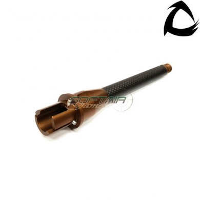 Carbo aeg m4 outer barrel custom line ccw bronze 7" core airsoft italy (cai-asg-bro-ccw-7)