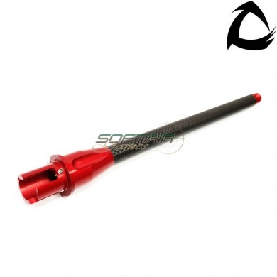 Carbo aeg m4 outer barrel custom line ccw red 11" core airsoft italy (cai-asg-ros-ccw-11)