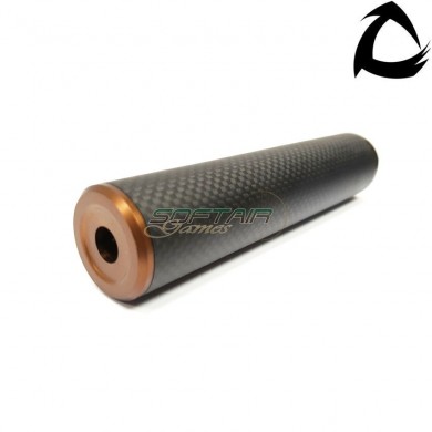 Carbo silenziatore premium line dsl1 14x1 ccw bronze 150mm core airsoft italy (cai-dsl1-bro-ccw-150)