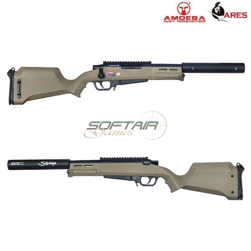 Fucile a molla striker knee capper dark earth ares amoeba (ar-211925)