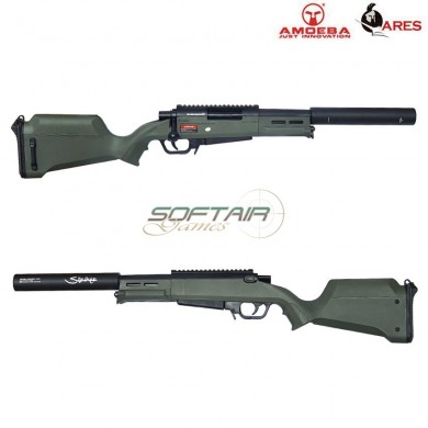 Spring rifle striker knee capper olive drab ares amoeba (ar-211926)