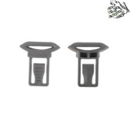 Set 2 google swivel clips 19mm foliage green frog industries® (fi-009166-fg)