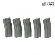 Set 5 caricatori monofilari polimero 120bb grey per m4/m16 specna arms® (spe-05-025499) Set 5 caricatori monofilari polimero 120bb grey per m4/m16 specna arms® (spe-05-025499)