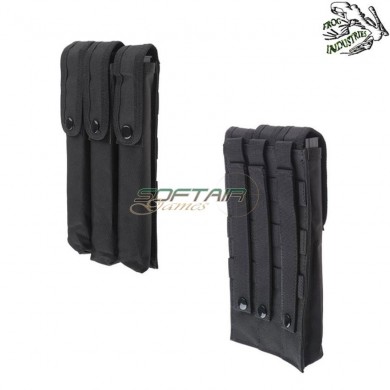 Triple smg wwii style pouch mp40/sten/mab black frog industries® (fi-018861-bk)