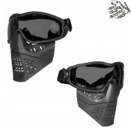 Ant mask black smoke lens frog industries® (fi-026647-bk-sm)