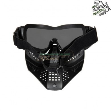 Ant mask black smoke lens frog industries® (fi-026647-bk-sm)