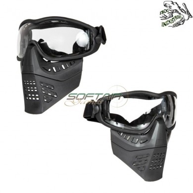 Ant mask black clear lens frog industries® (fi-026648-bk-cl)