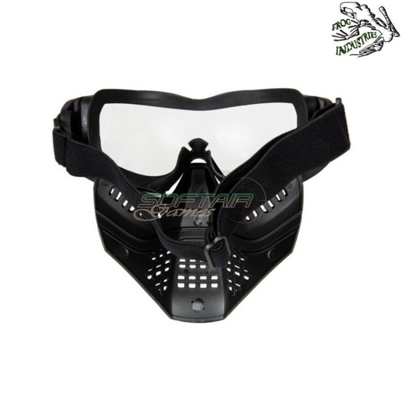 Ant mask black clear lens frog industries® (fi-026648-bk-cl)