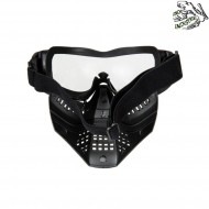 Ant mask black clear lens frog industries® (fi-026648-bk-cl)