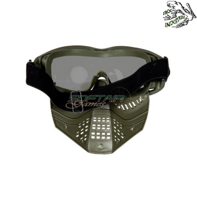 Maschera ant olive drab a lente smoke frog industries® (fi-026649-od-sm)