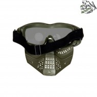 Maschera ant olive drab a lente smoke frog industries® (fi-026649-od-sm)