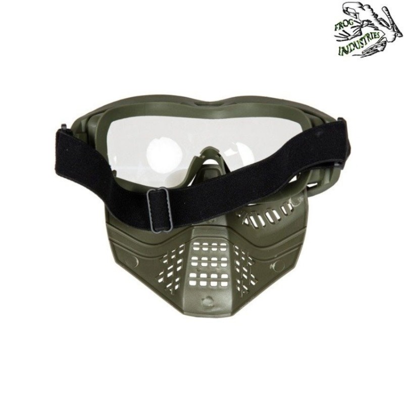 Ant mask olive drab clear lens frog industries® (fi-026650-od-cl)