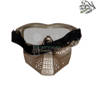 Ant mask dark earth smoke lens frog industries® (fi-026651-de-sm)