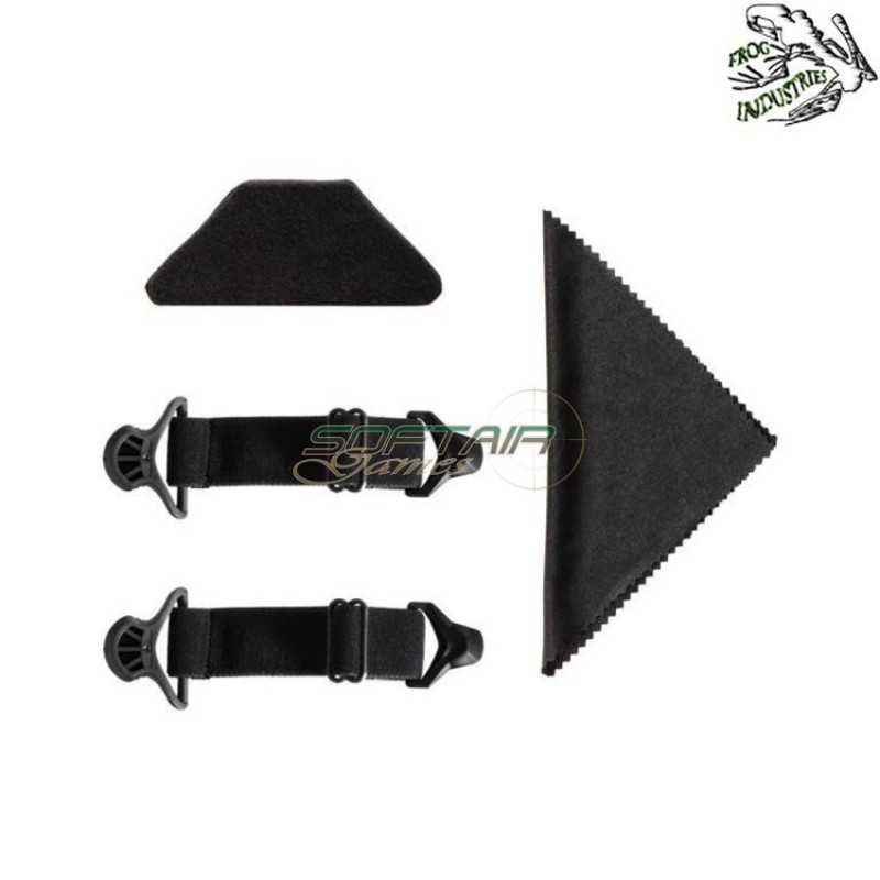 Maschera ant dark earth a lente clear frog industries® (fi-026652-de-cl)