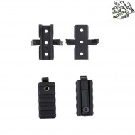 Set rail mount BLACK for helmet Frog Industries® (fi-036271-bk)