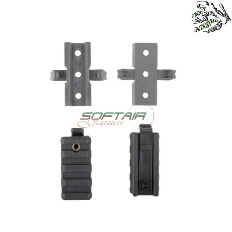 Set rail mount foliage green for helmet frog industries® (fi-009154-fg)