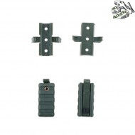 Set rail mount olive drab per elmetto frog industries® (fi-009155-od)