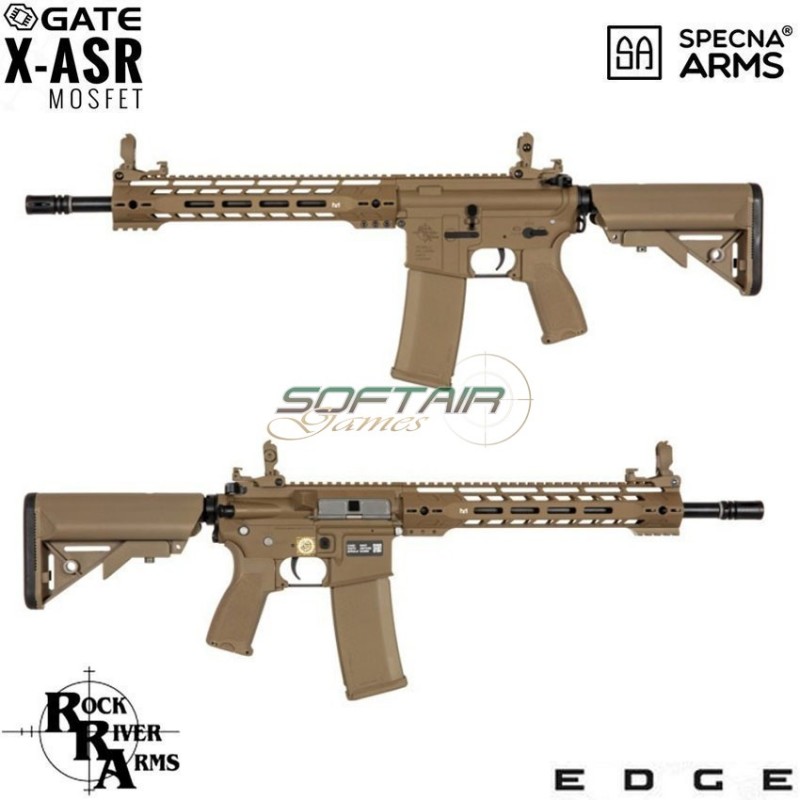 Fucile Elettrico Sa-e14 Edge™ Rra M4 LC Custom Carbine Replica Dark Earth Specna Arms® (spe-01-024572)