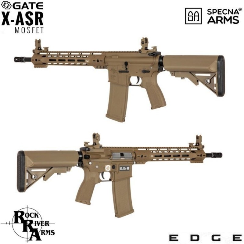 Fucile Elettrico Sa-e14 Edge™ Rra M4 LC Custom Carbine Replica Dark Earth Specna Arms® (spe-01-024572)