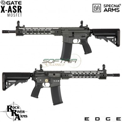 Electric Rifle Sa-e14 Edge™ Rra M4 LC Custom Carbine Replica Chaos Grey Specna Arms® (spe-01-027057)