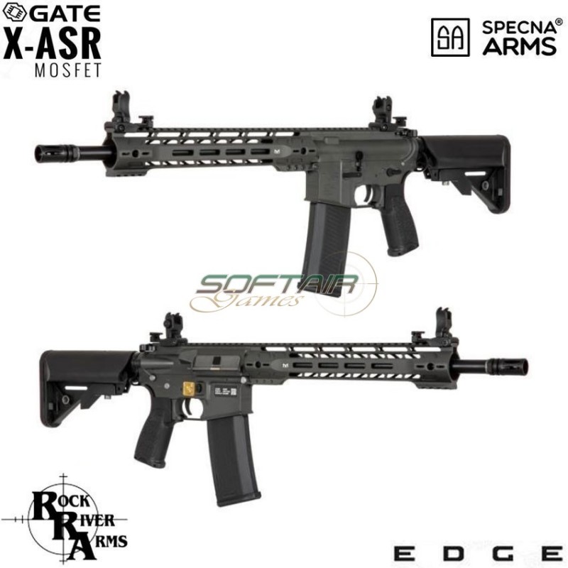 Fucile Elettrico Sa-e14 Edge™ Rra M4 LC Custom Carbine Replica Chaos Grey Specna Arms® (spe-01-027057)