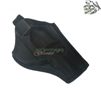 Revolver holster fabric black belt version frog industries® (fi-610673-bk)
