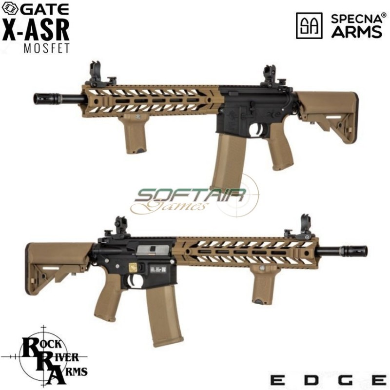 Fucile Elettrico Sa-e15 Edge™ Rra M4 Shark LC Custom Carbine Replica Two Tone Specna Arms® (spe-01-023943)