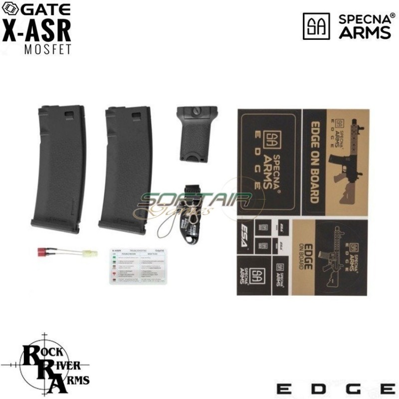 Fucile Elettrico Sa-e18 Edge™ Rra M4 Baby Pistol Carbine Replica Chaos Grey Specna Arms® (spe-01-027060)