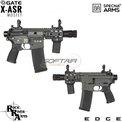 Electric Rifle Sa-e18 Edge™ Rra M4 Baby Pistol Carbine Replica Chaos Grey Specna Arms® (spe-01-027060)