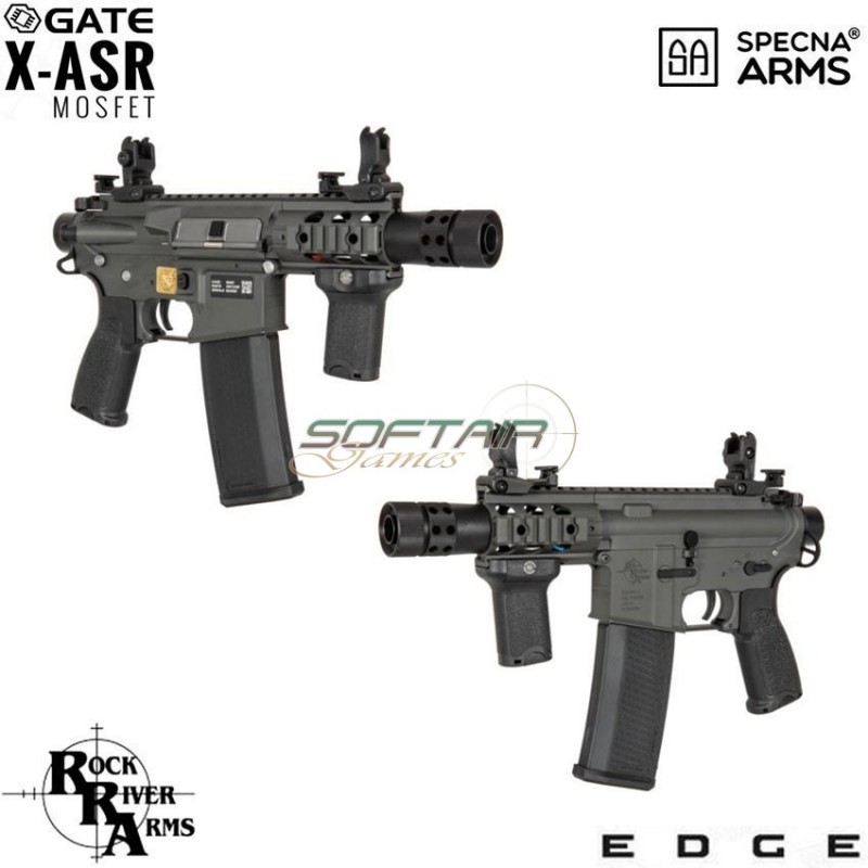 Fucile Elettrico Sa-e18 Edge™ Rra M4 Baby Pistol Carbine Replica Chaos Grey Specna Arms® (spe-01-027060)