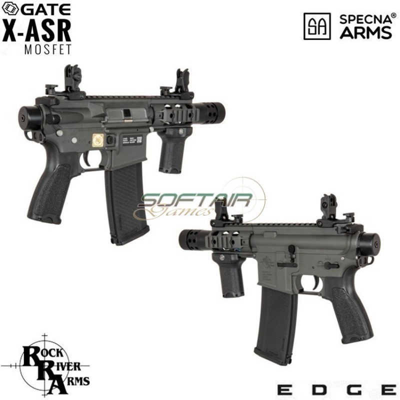 Electric Rifle Sa-e18 Edge™ Rra M4 Baby Pistol Carbine Replica Chaos Grey Specna Arms® (spe-01-027060)