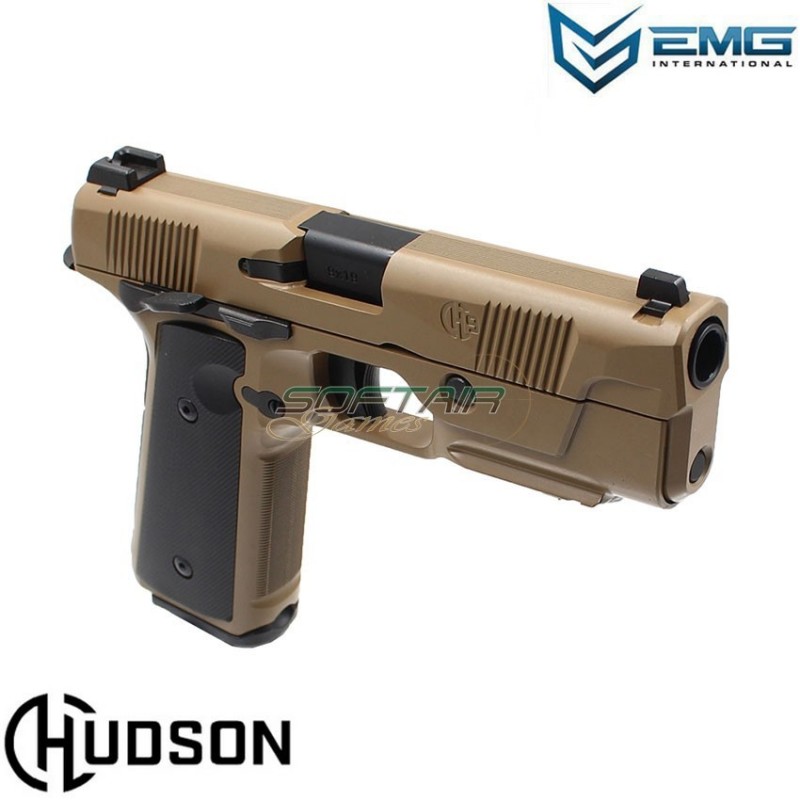 Pistola a gas h9 dark earth hudson emg (emg-110845)