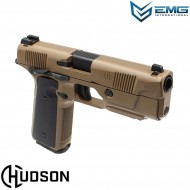 Pistola a gas h9 dark earth hudson emg (emg-110845)