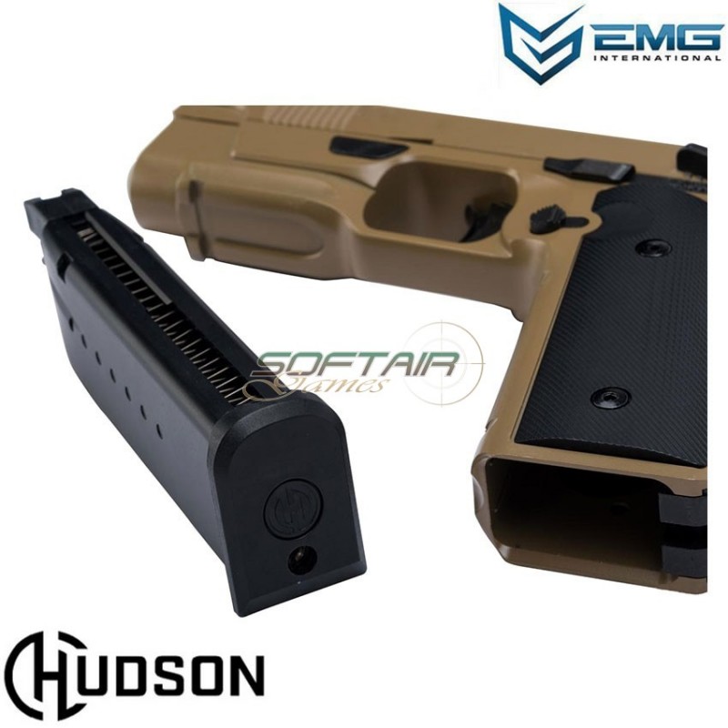 Pistola a gas h9 dark earth hudson emg (emg-110845)