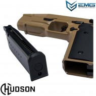 Pistola a gas h9 dark earth hudson emg (emg-110845)