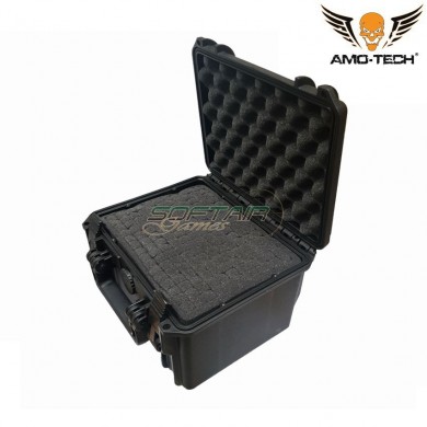 Tactical case black pel type 26x23x16.5cm amo-tech® (amt-pel-case-1)