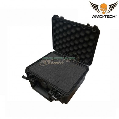Tactical case black pel type 25.5x22x11cm amo-tech® (amt-pel-case-2)