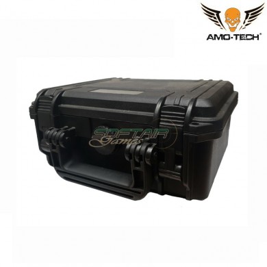Tactical case black pel type 25.5x22x11cm amo-tech® (amt-pel-case-2)