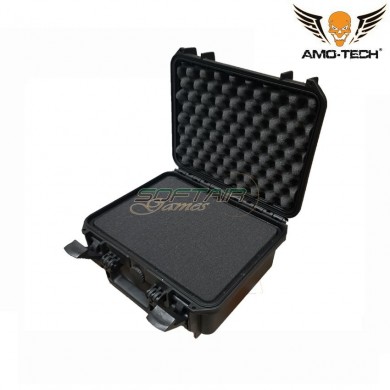 Tactical case black pel type 32.5x24x14cm amo-tech® (amt-pel-case-3)