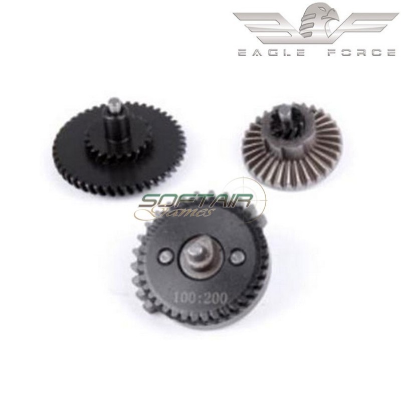 Gears set 100:200 steel cnc eagle force (ef-002-006) Gears set 100:200 steel cnc eagle force (ef-002-006)