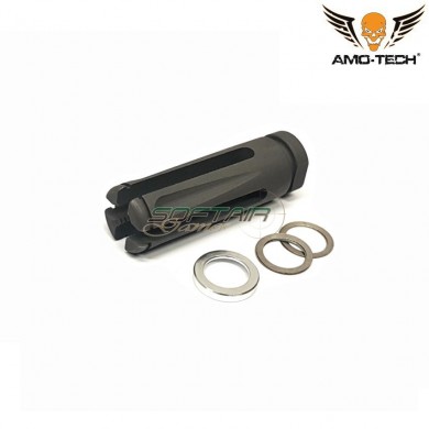 Flash hider rex grey 14x1mm cw amo-tech® (amt-96-gy)
